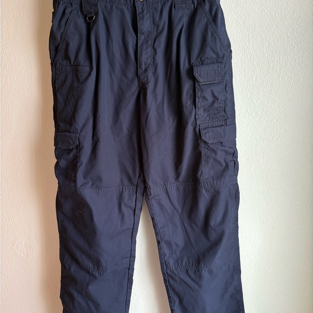 5.11 Tactical Navy Blue Cargo Pants with Utility Pockets